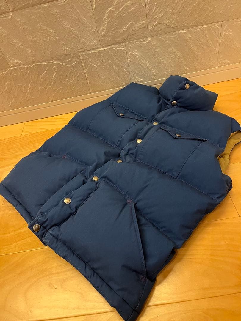 70s THE NORTH FACE ダウンベスト 茶タグ USA製