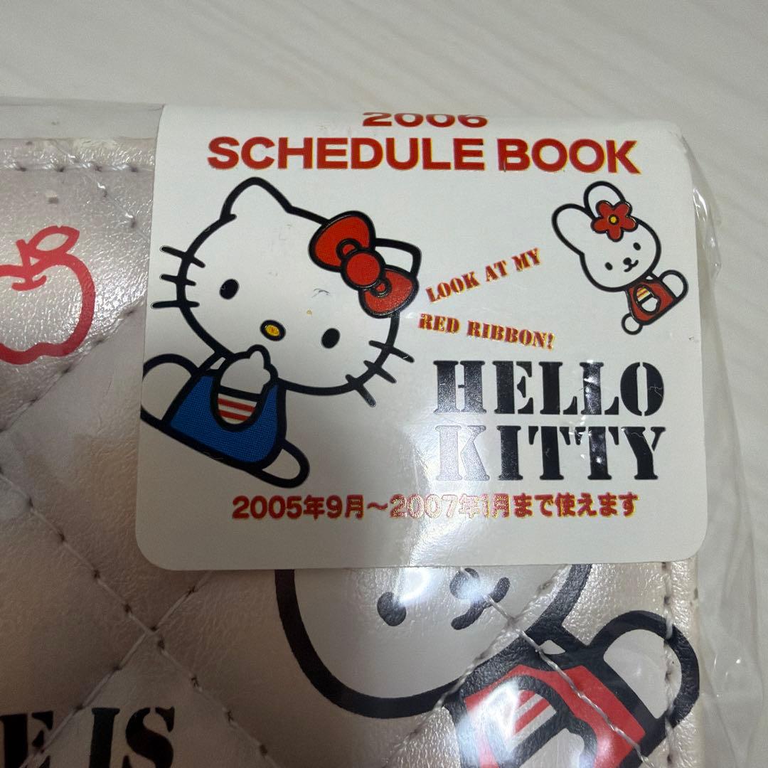【激レア】HELLO KITTY スケジュール帳 キルティング　ハローキティ