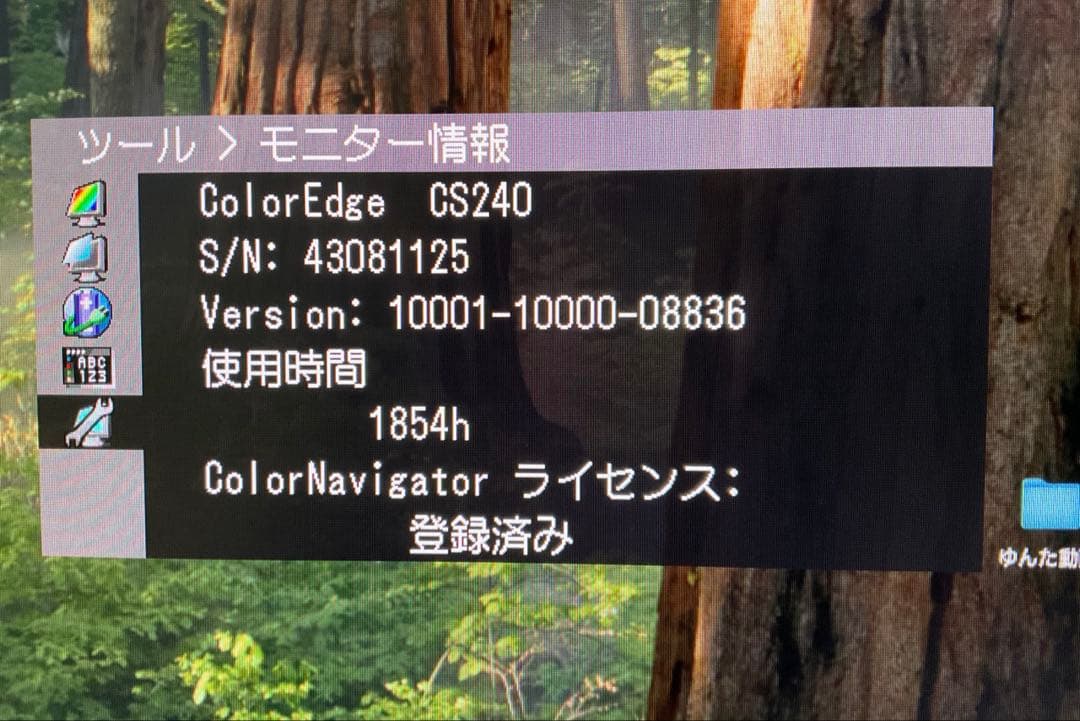 ディスプレイ・モニター本体 EIZO CS240