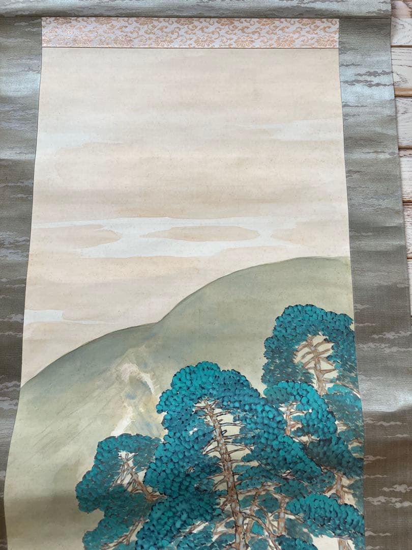 清泉筆『山水』四幅対掛軸