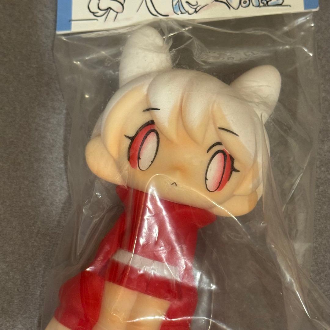 【新品】田中かえ かえのソフビ 赤 かえちゃん ソフビ 1/6計画 限定