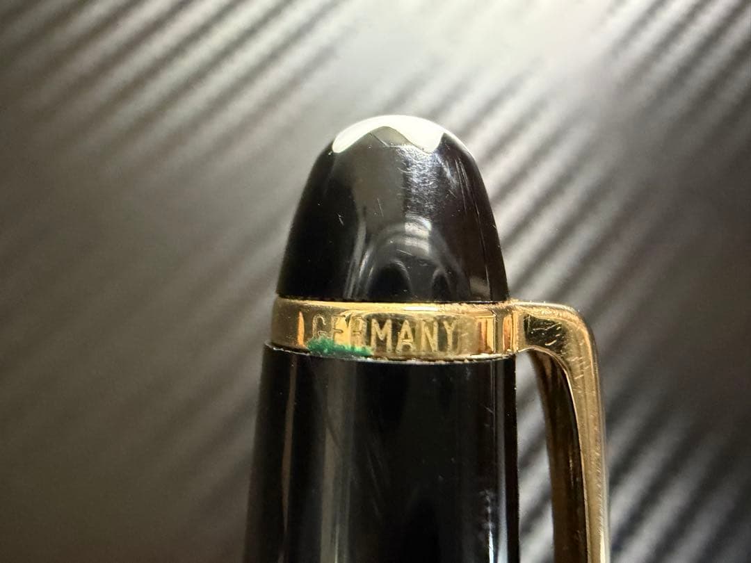 極美品 モンブラン マイスターシュテュック 144 ブラック 中白 F 万年筆