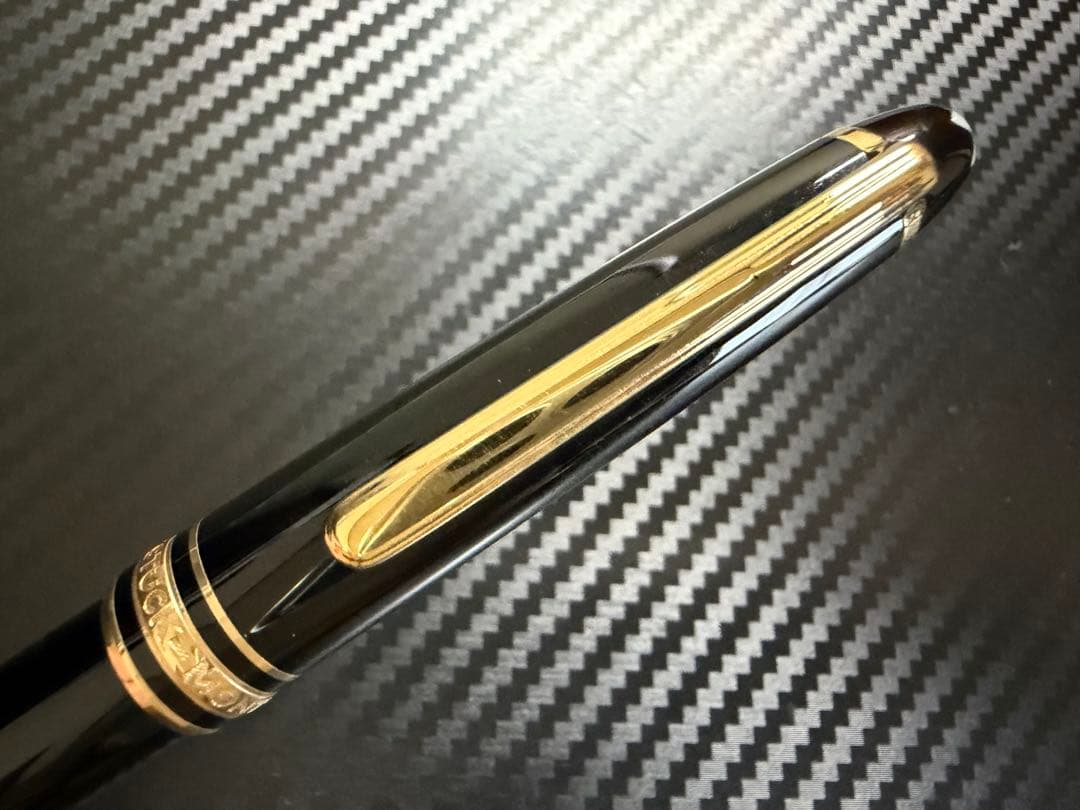 極美品 モンブラン マイスターシュテュック 144 ブラック 中白 F 万年筆