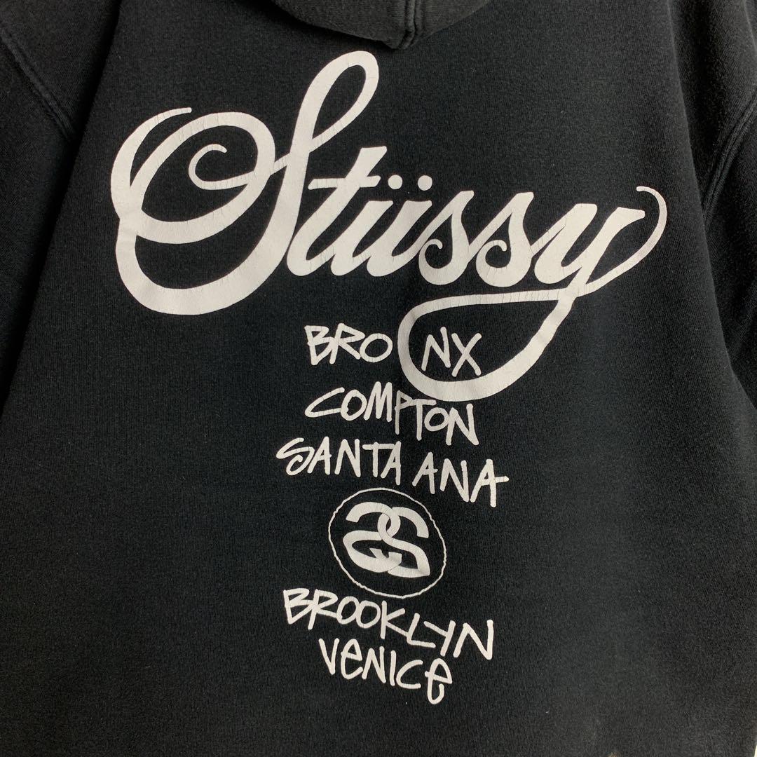 【即完モデル‼︎】【USA製】STUSSY◇ワールドツアー パーカー C806