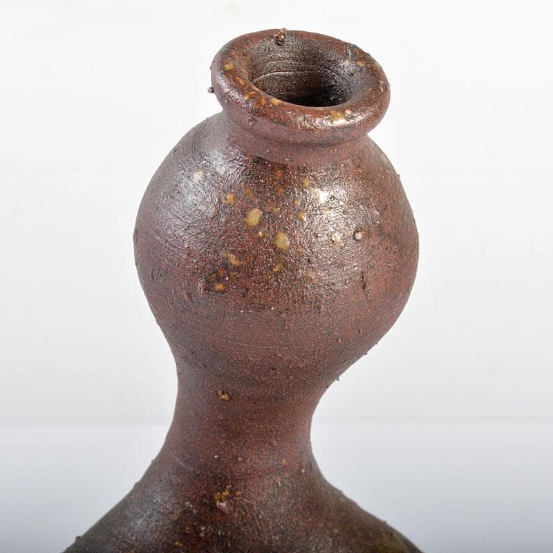 備前焼　人間国宝　金重陶陽作　瓢箪徳利　V　R4404