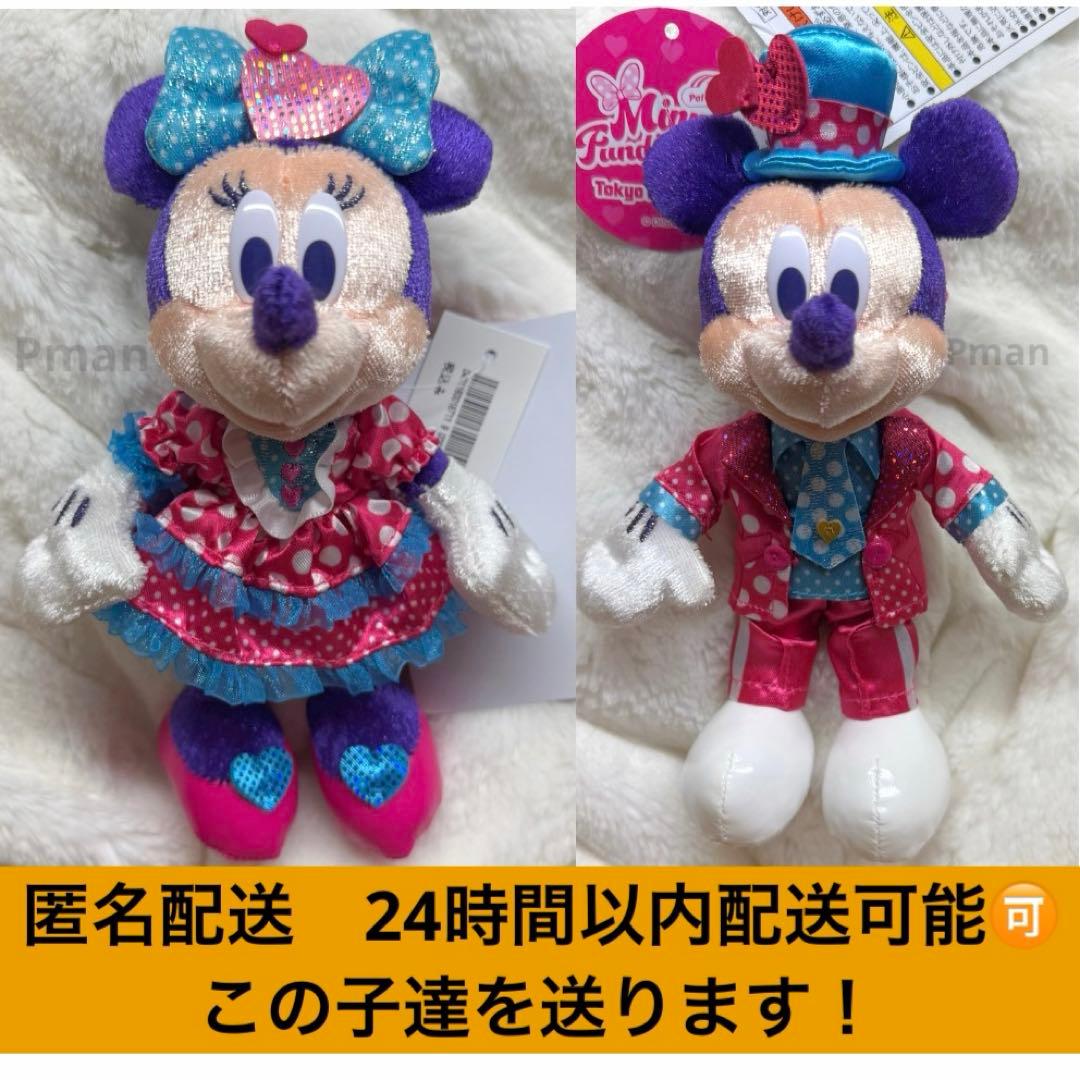 ミニーのファンダーランド　ぬいば　ミッキー　ミニー　ぬいぐるみバッジ　ミニパル