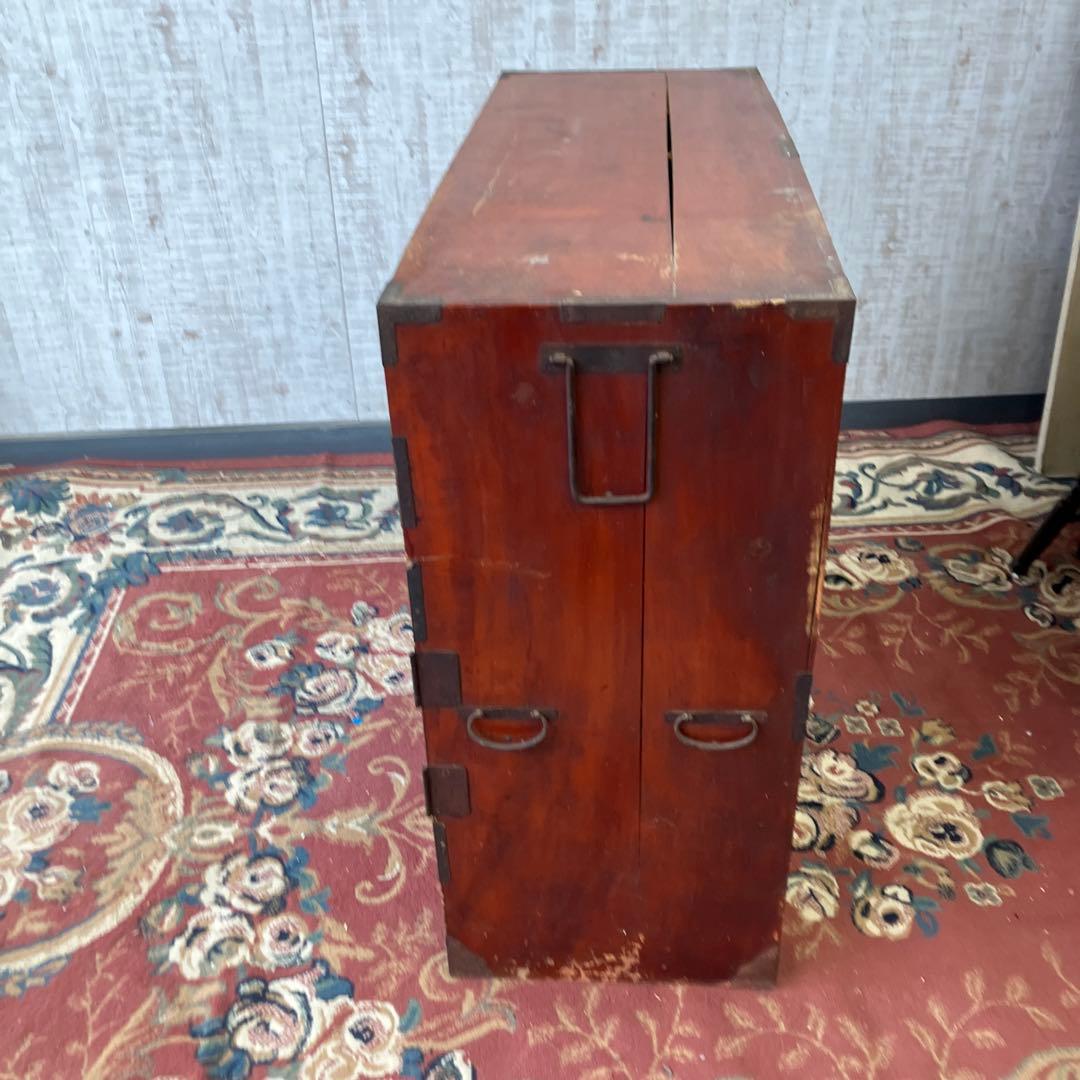 昭和レトロ 古家具 仙台箪笥 4段9杯 引き出し箪笥 和箪笥 ビンテージ 骨董