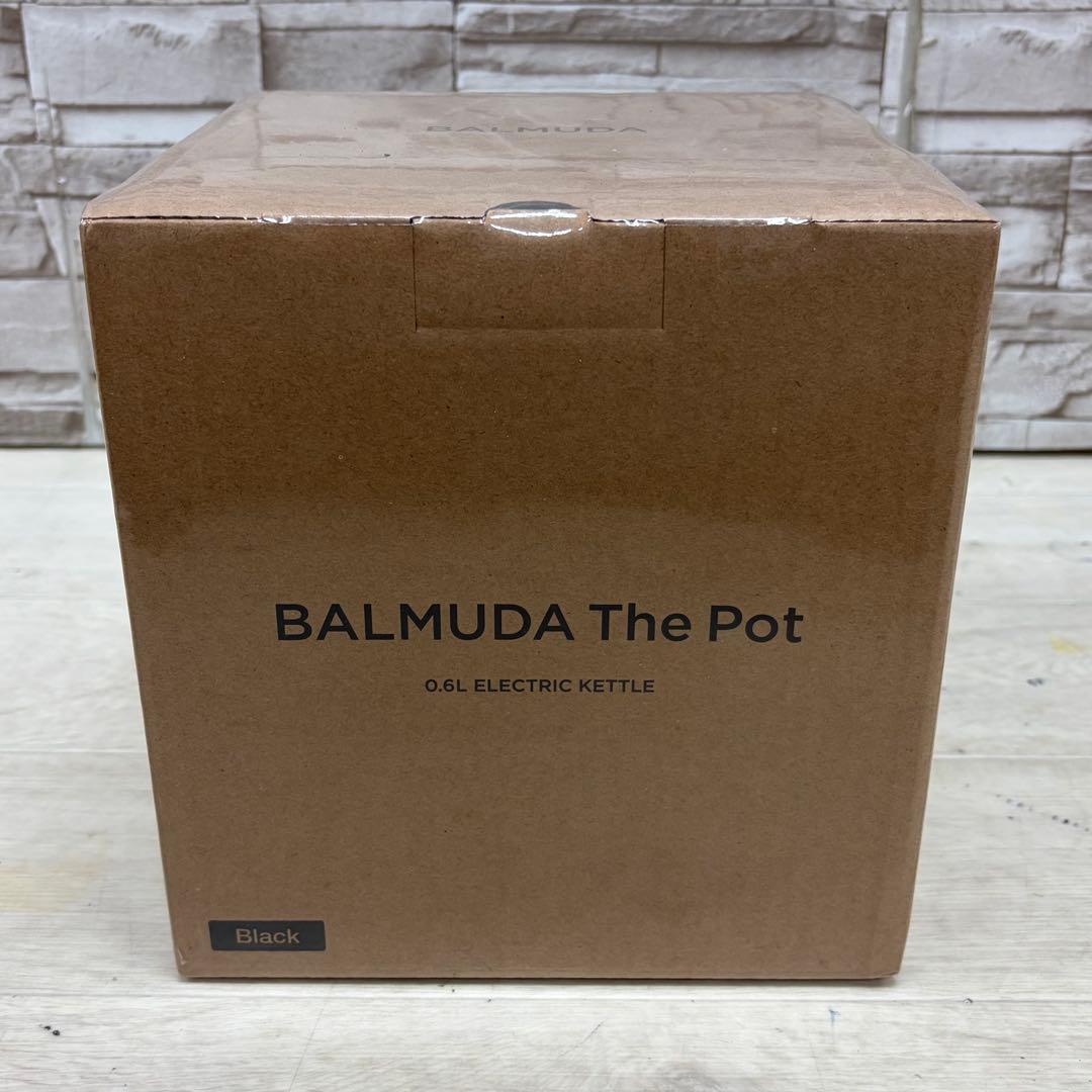 新品未開封 BALMUDA The Pot K07A-BK ブラック 電気ケトル
