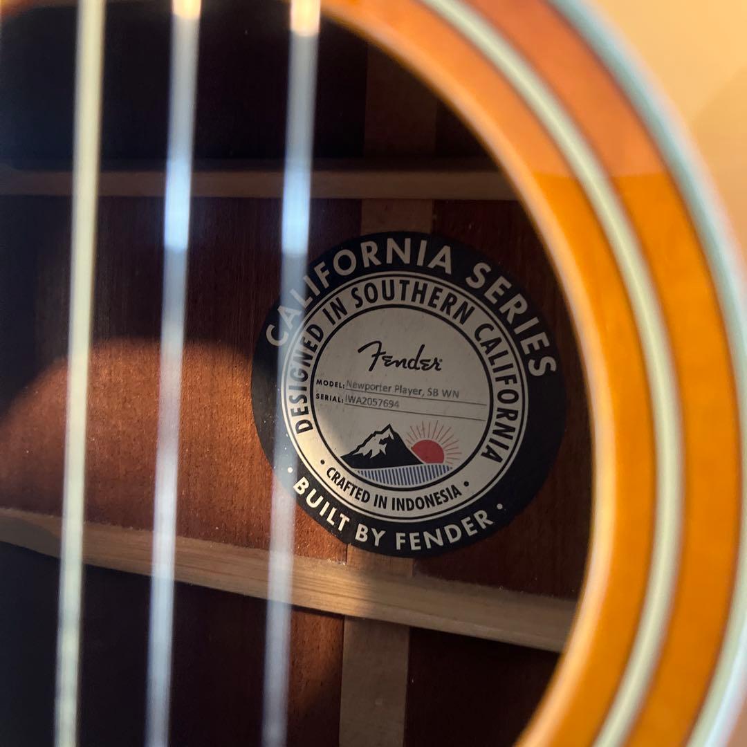 Fender Newporter Player SB WN 美品