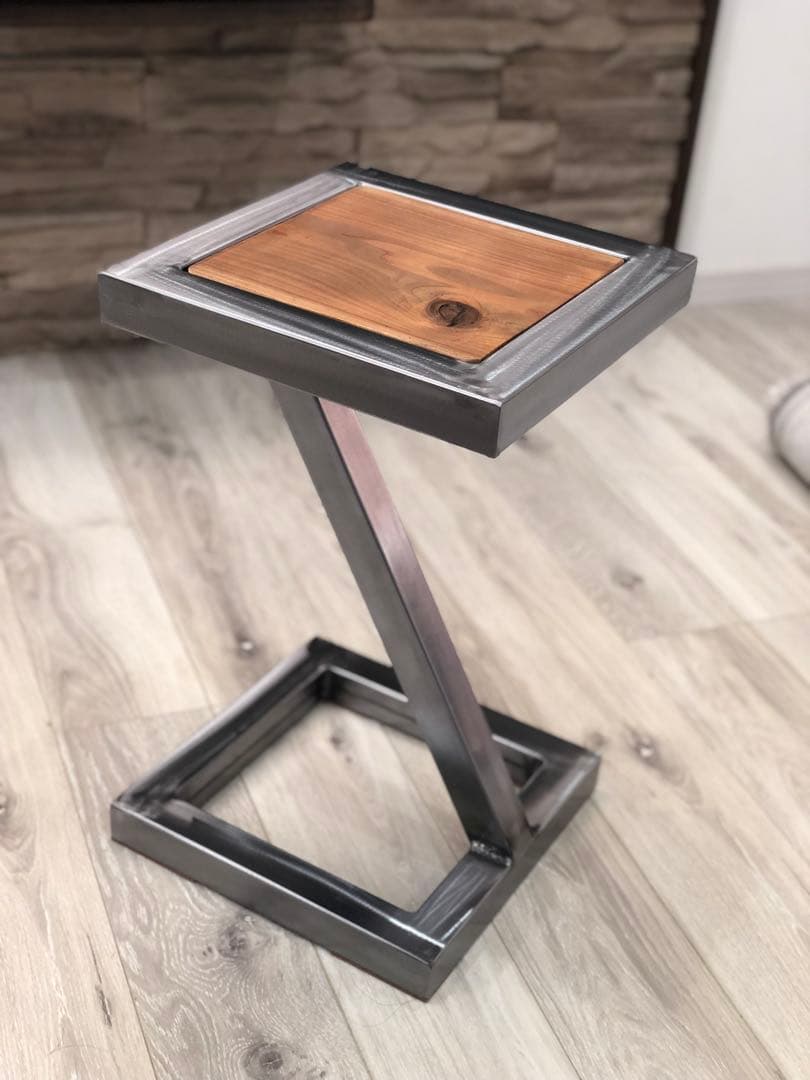 wood×iron サイドテーブル