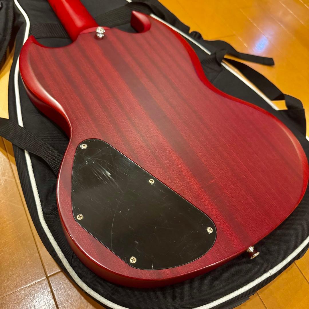 【美品】Epiphone G-400 Cherry SG 希少シリアルナンバー