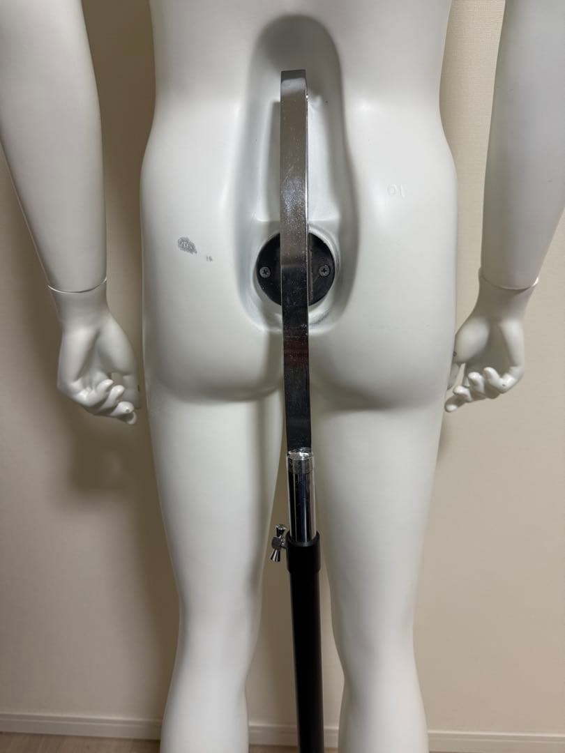 男性　全身トルソー　マネキン　白　高さ調整可能　ディスプレイ　店舗用品　ビジネス