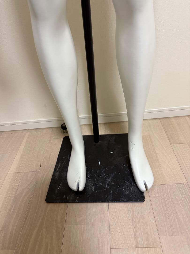 男性　全身トルソー　マネキン　白　高さ調整可能　ディスプレイ　店舗用品　ビジネス