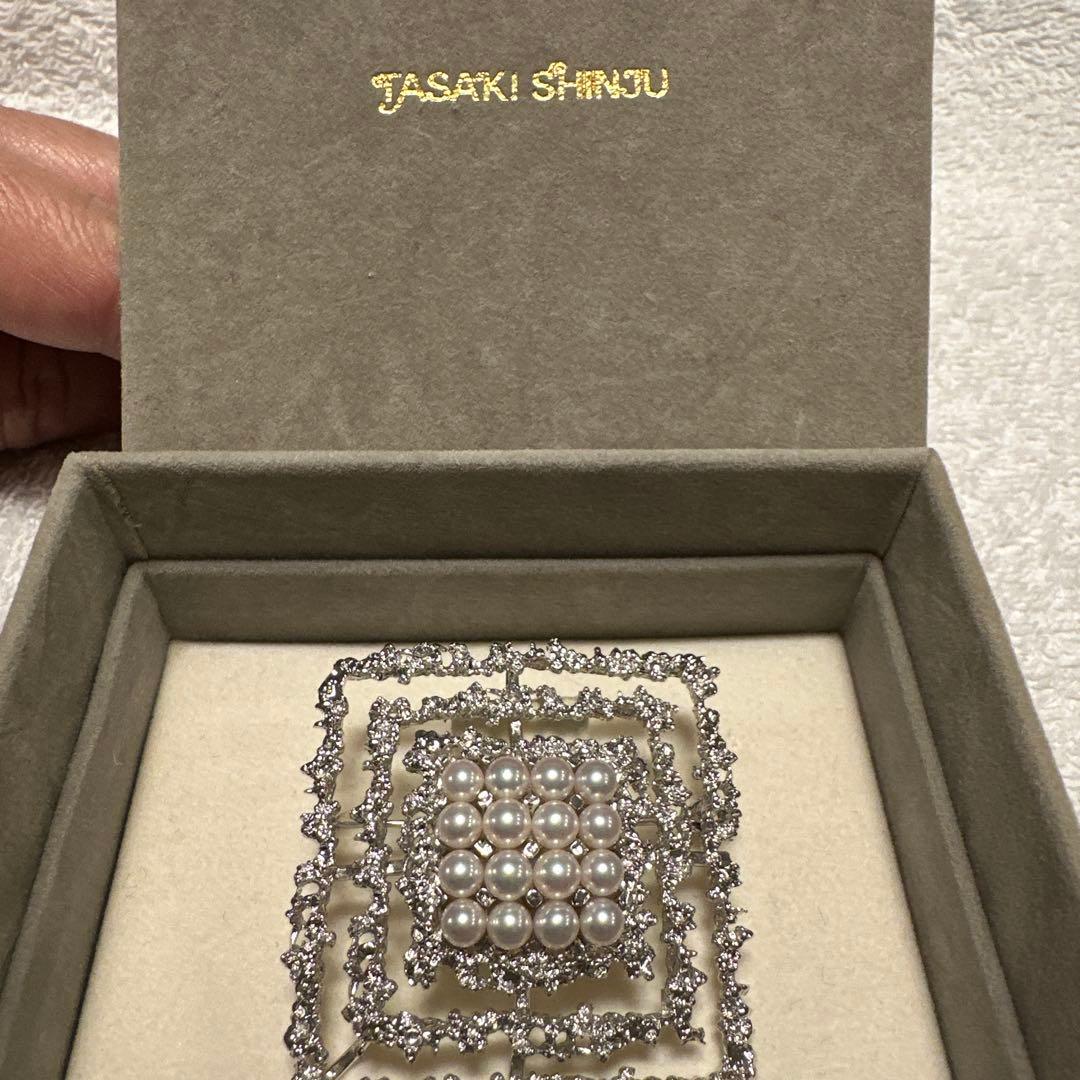 TASAKI　田崎真珠パール シルバー ブローチ