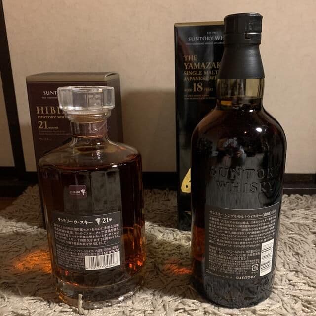 サントリー 山崎18年　響21年