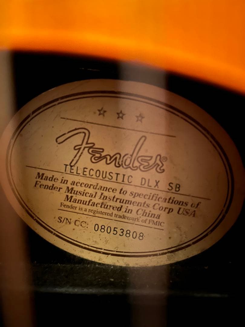 ⭐️Fender⭐️telecoustic DLX⭐️エレアコ⭐️