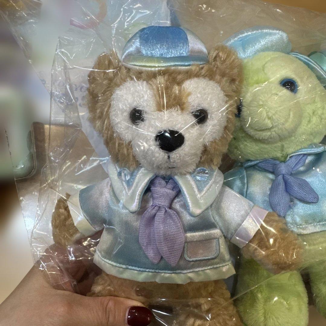 新品未使用 ダッフィー カラフルハピネス ポージープラッシー 7体 おまけ付き