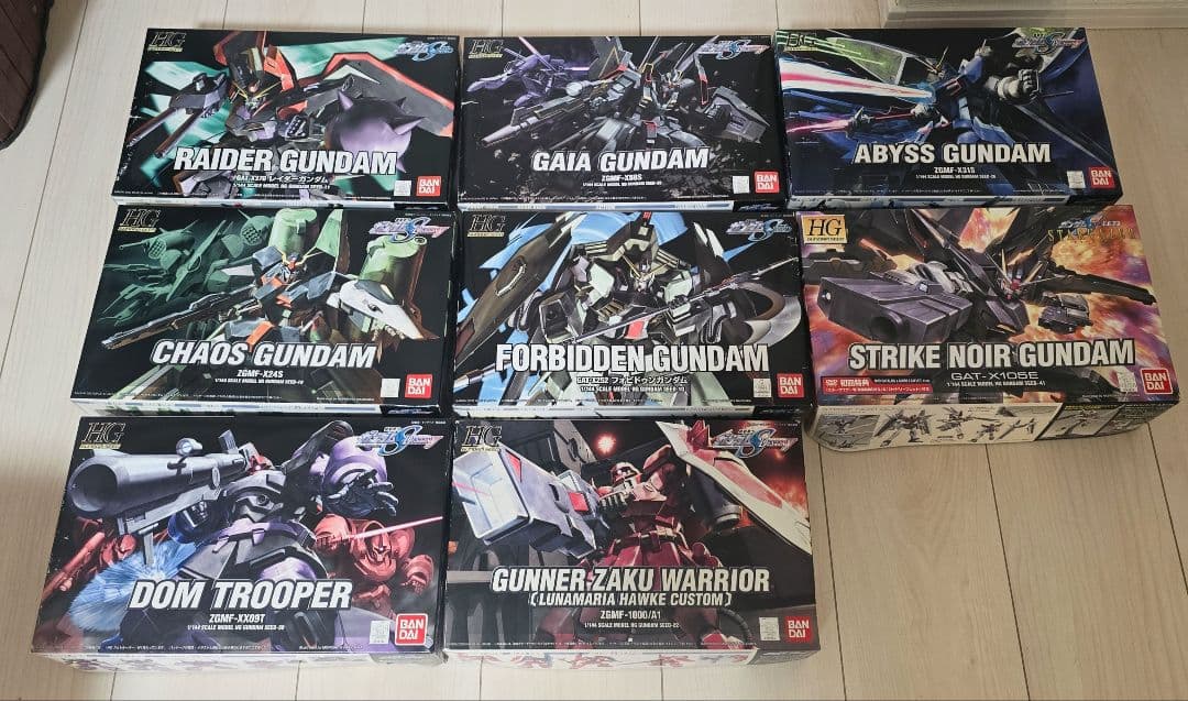 ガンダムSEED Destiny Stargazer セット 8種(赤バンダイ)