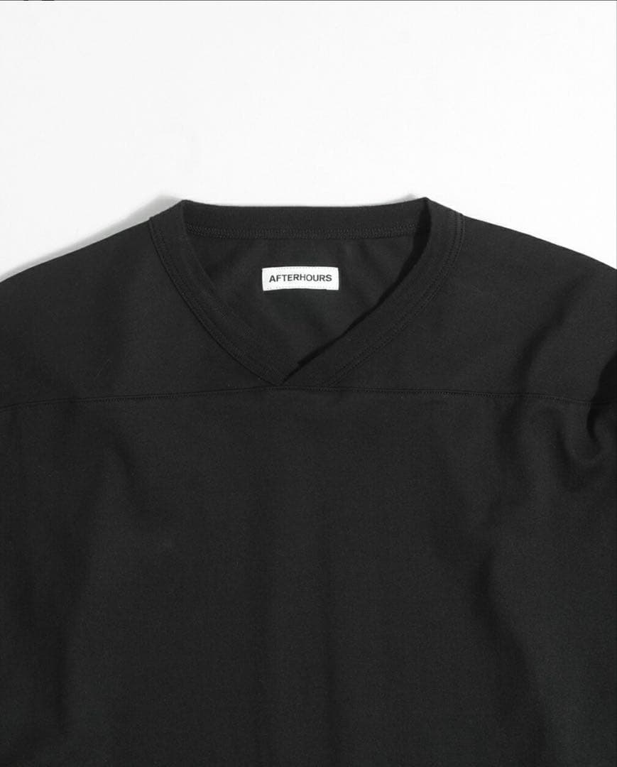 新品 AFTERHOURS アフターアワーズ ゲームシャツ ロンT フリー 黒