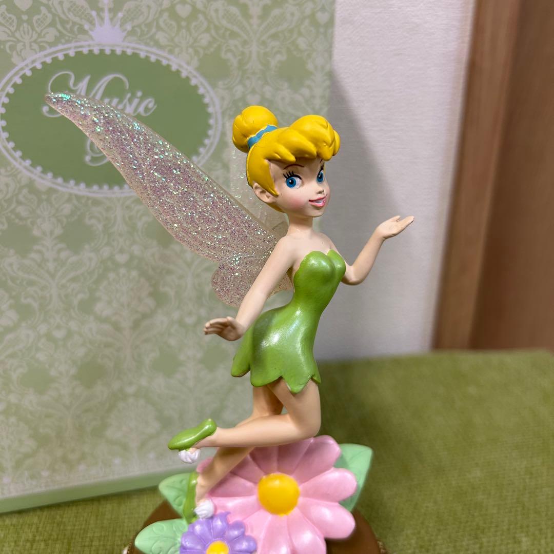 ティンカーベル オルゴール 花と蝶　ディズニーストア