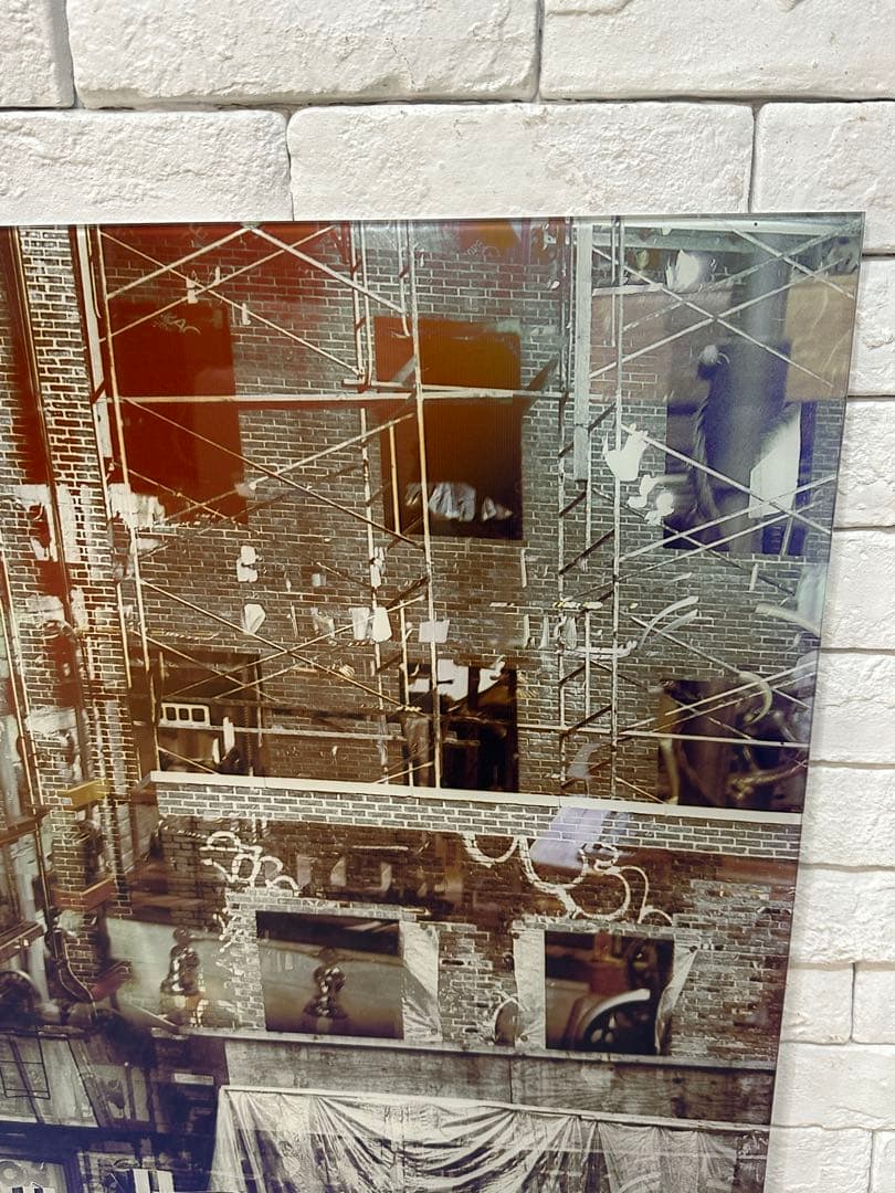 【東京都23区配送無料】定価5万円 ガラスアート 絵　ポスター　飾り　cm