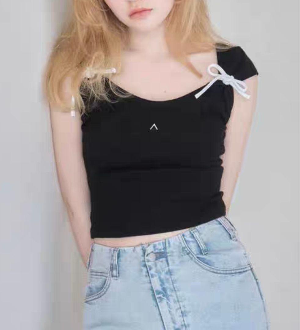 andmary Tina ribbon tops　即納