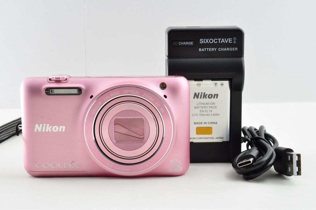 Nikon ニコン COOLPIX S6600 シルキーピンク　デジタルカメラ