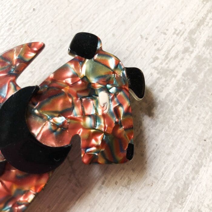 1960s～ Lea Stein リアスタン セルロイド ドッグ 犬 ブローチ