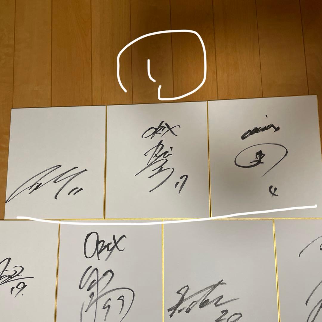 オリックスサイン色紙26枚