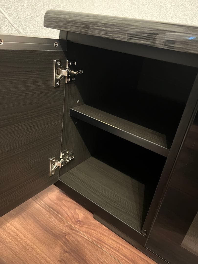 ニトリ　幅150cm テレビ台　ローボードポスティア ブラック