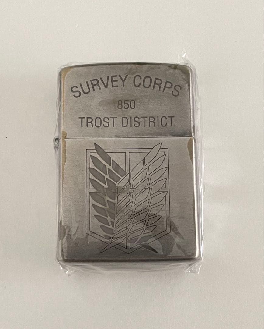【進撃の巨人】 調査兵団　zippo 300個限定シリアルナンバー入り　特典付き