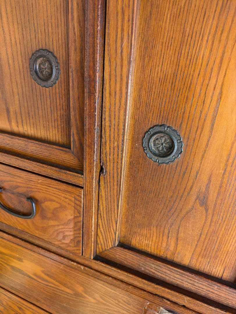 骨董品　木製和風箪笥　アンティーク　タンス