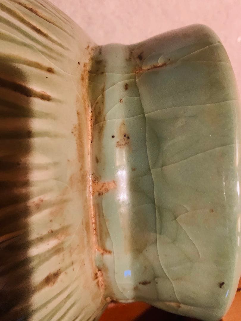 中国清時代竜泉窯大花瓶