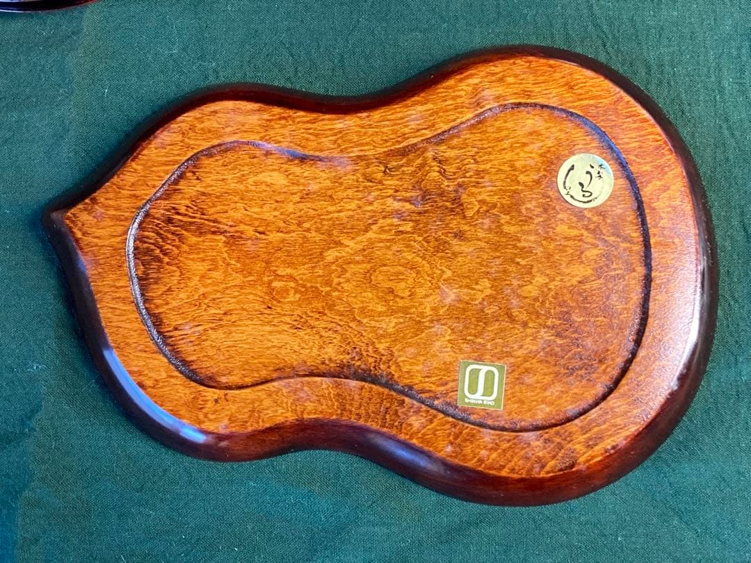 天然木漆器　銘々皿5枚組　ほぼ新品同様