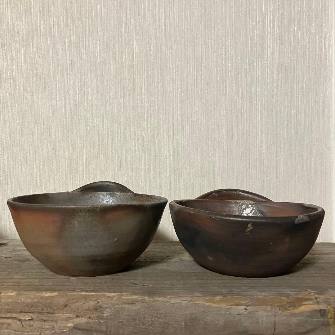 備前焼　スープマグ　マグカップ　2点セット