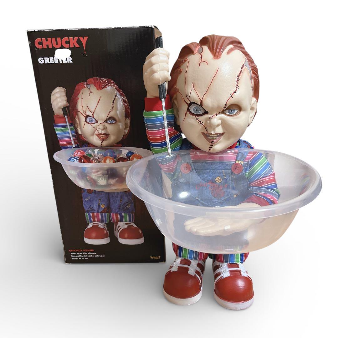 レア★チャッキー キャンディボール Childplayドアグリーター 箱あり