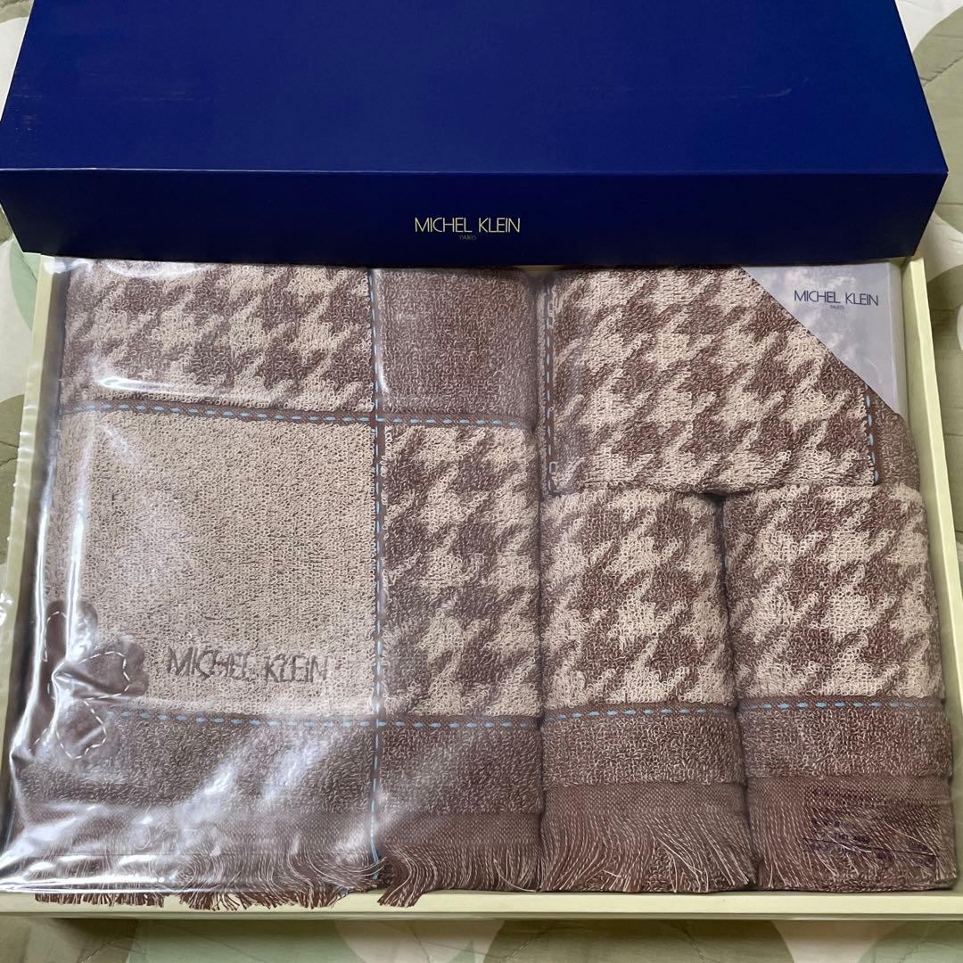 MICHEL  バスタオル フェイスタオル ウォッシュタオル セット