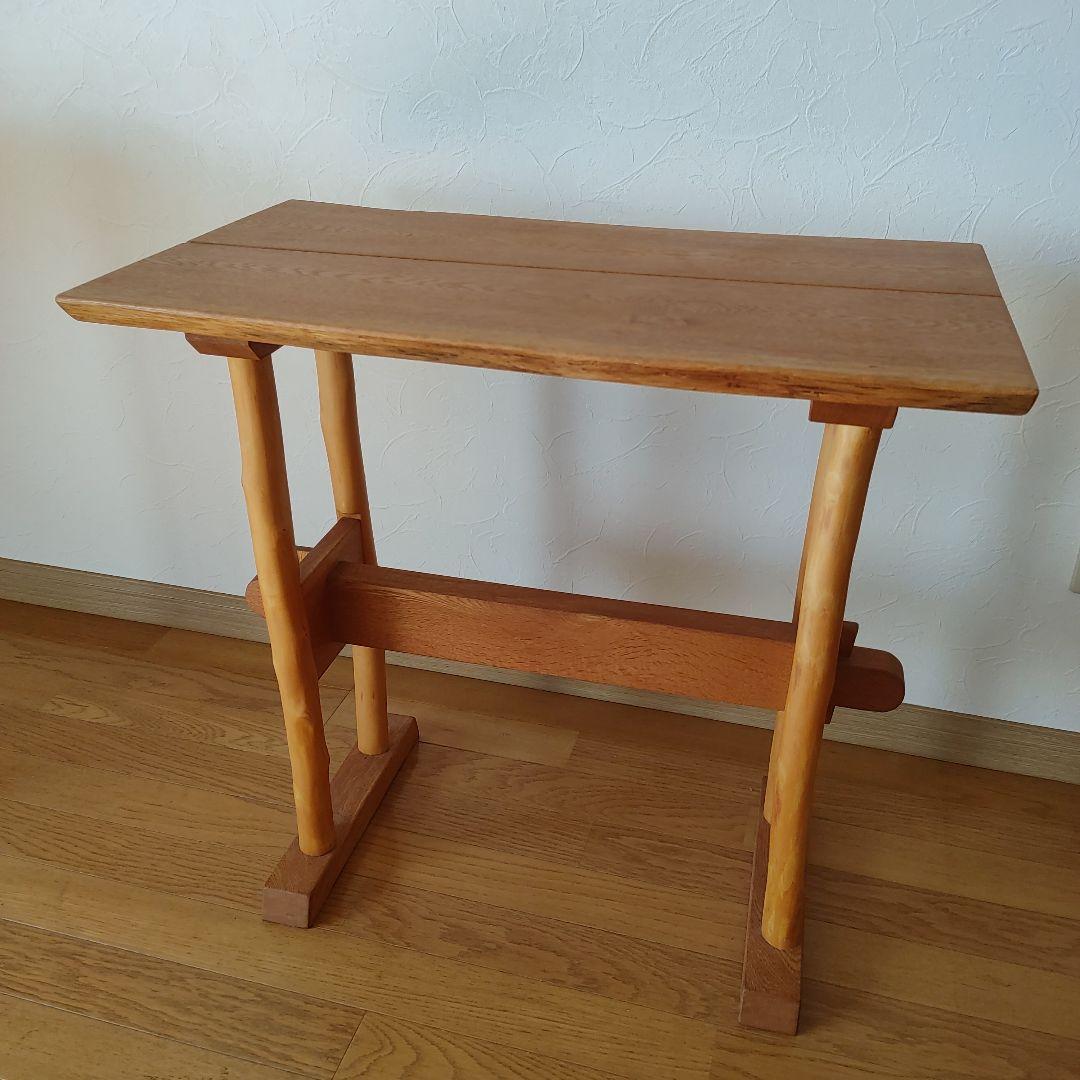 クラフト系木製テーブル