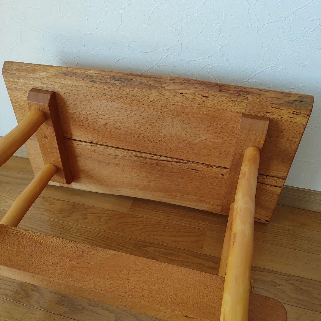 クラフト系木製テーブル