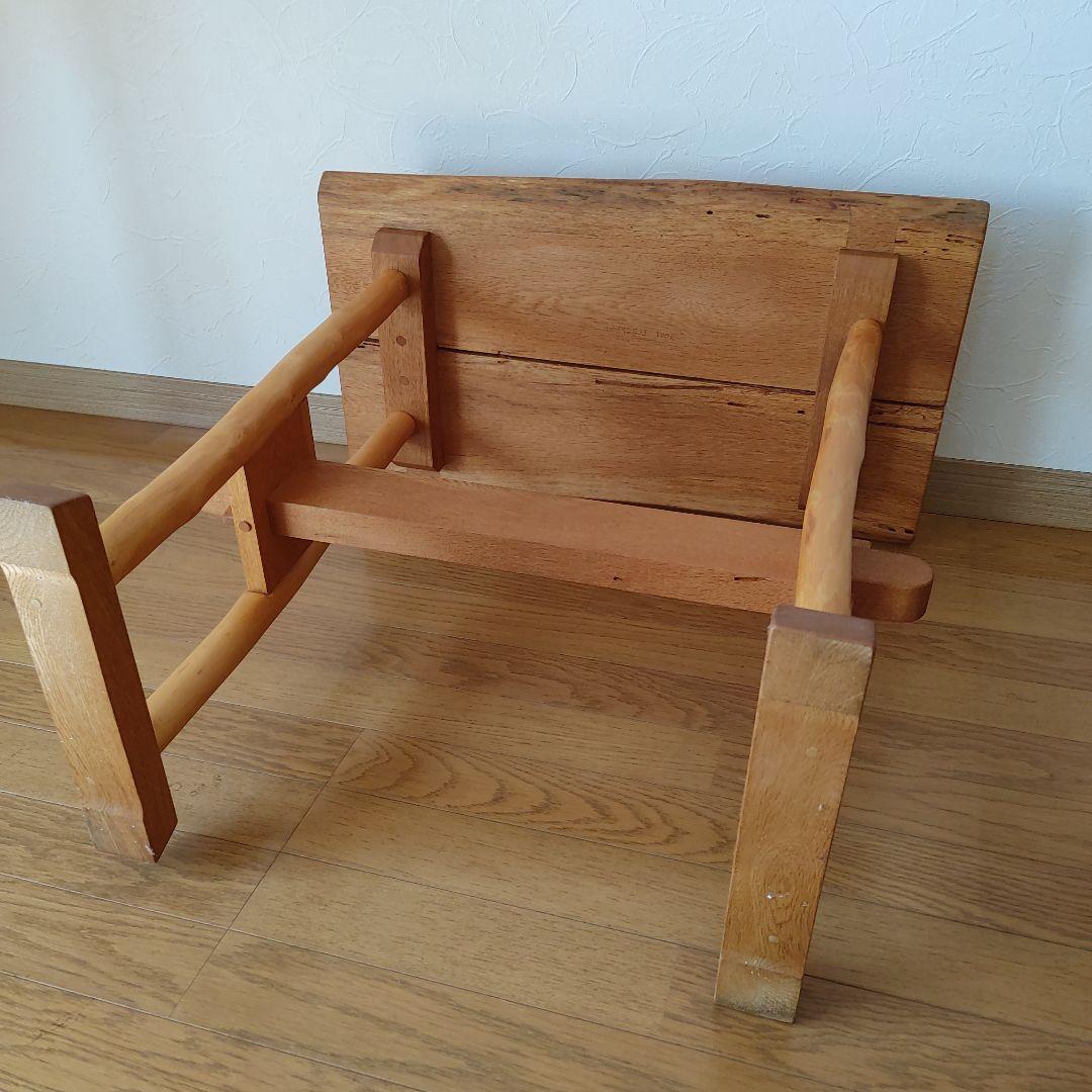 クラフト系木製テーブル