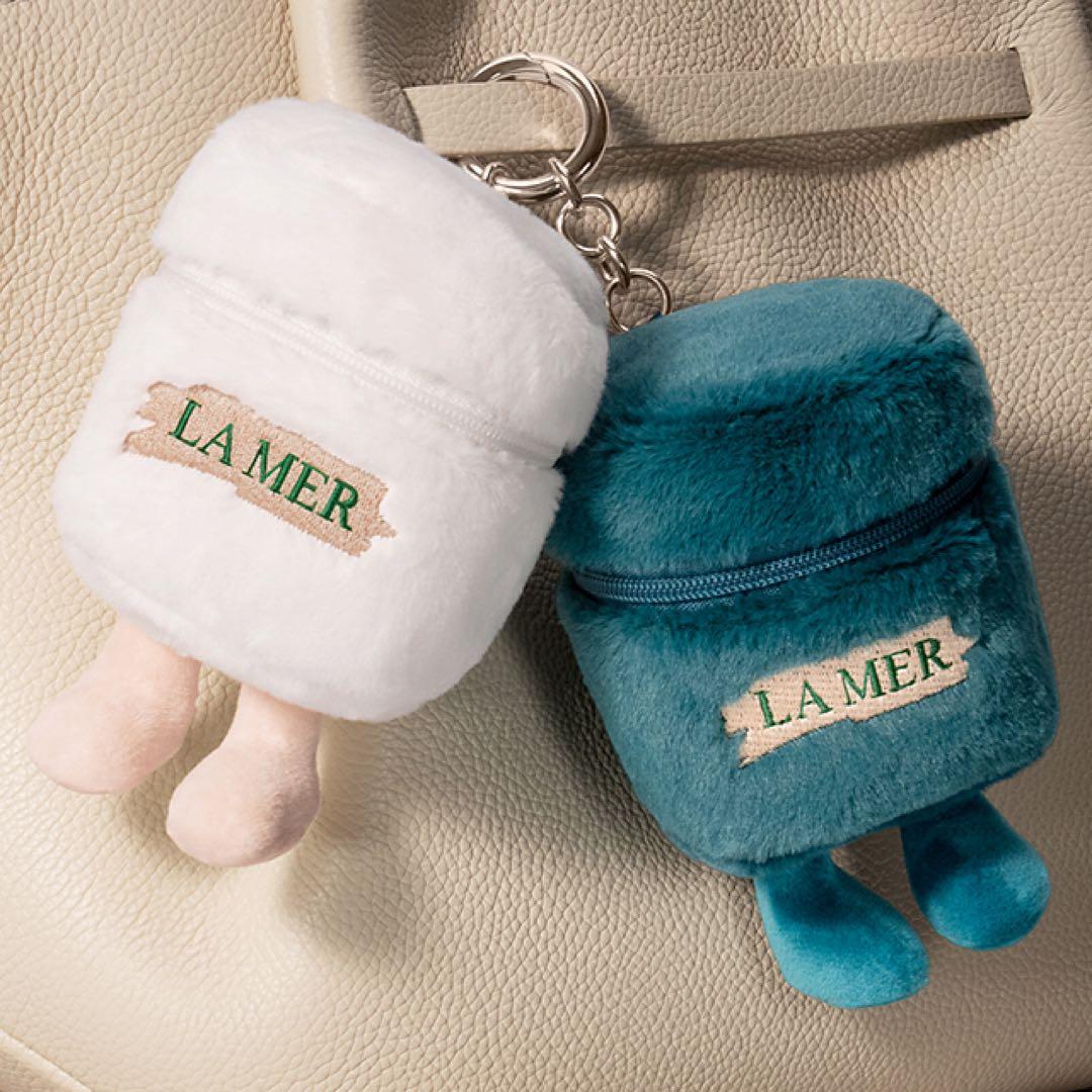 LA MER ラ・メール　ポーチ　バッグチャームポーチ 緑 新品未使用ノベルティ