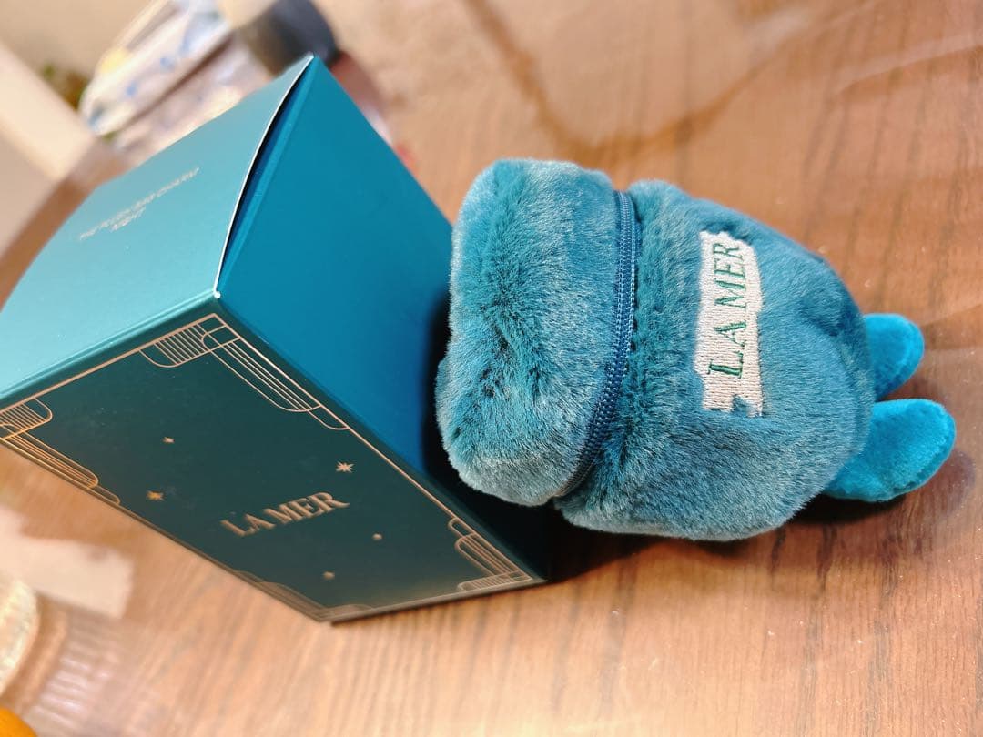 LA MER ラ・メール　ポーチ　バッグチャームポーチ 緑 新品未使用ノベルティ