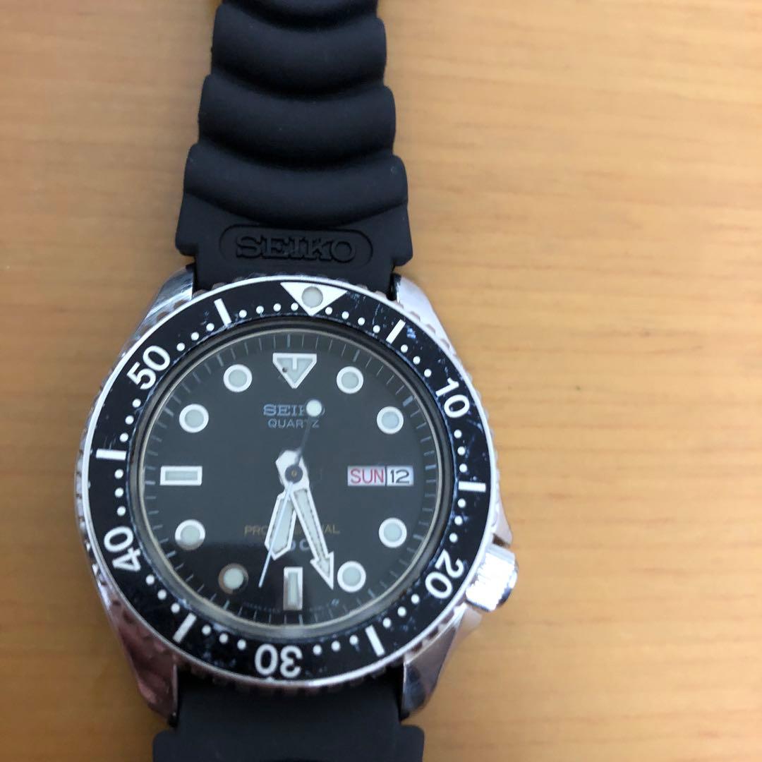 '80s日本製 SEIKO ダイバーズ腕時計 200m防水