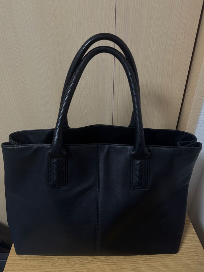 BOTTGAVENETA マルコポーロ トートバッグ ブラック レザー