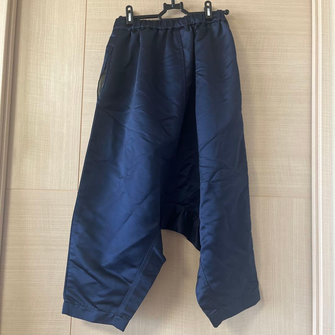 コムデギャルソン サルエルパンツ ネイビー