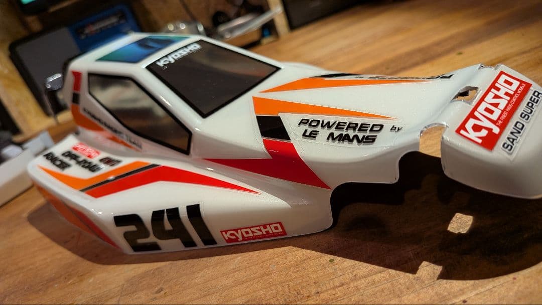 KYOSHO ターボオプティマミッドスペシャル　パール塗装ボディキット