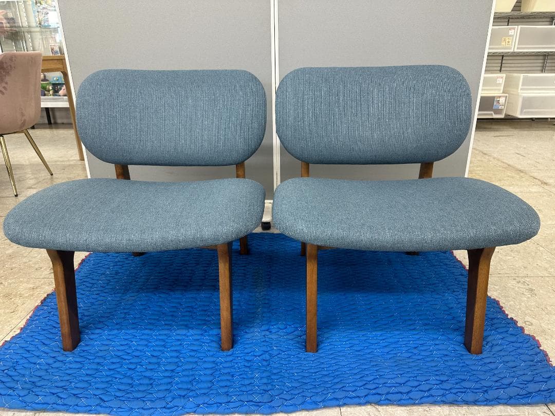 ニトリ ダイニングテーブルセット イス2脚 リラックスワイド ブラウン