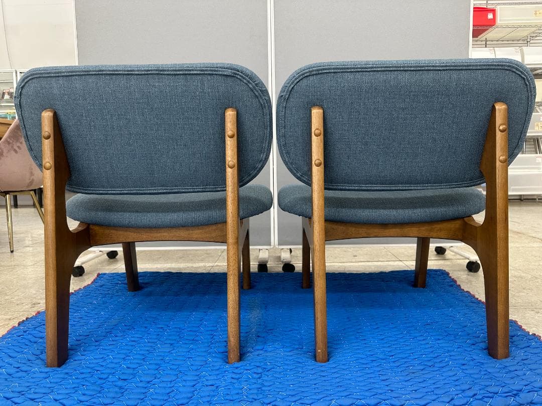 ニトリ ダイニングテーブルセット イス2脚 リラックスワイド ブラウン