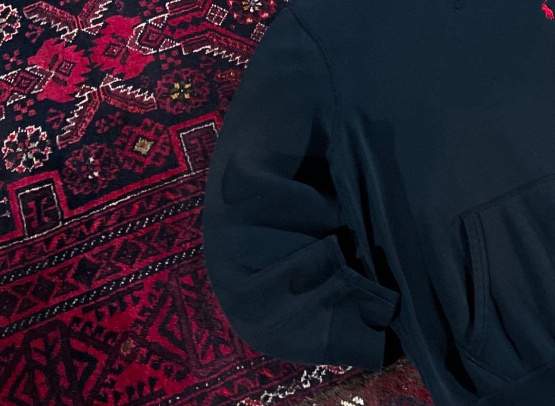 S*様 ポロラルフローレン プルオーバー パーカー ブラック M