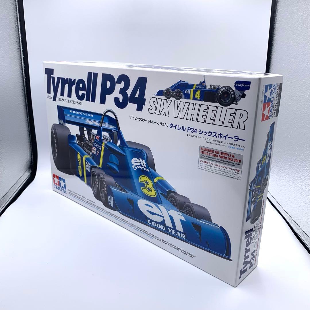 タミヤ　1/12 タイレルP34シックスホイーラー エッチングパーツ付プラモデル